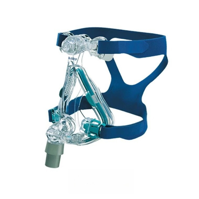 Silicone Mask Bracket - Maschera Nasale Completa per Ventilatore, Anti-Russamento