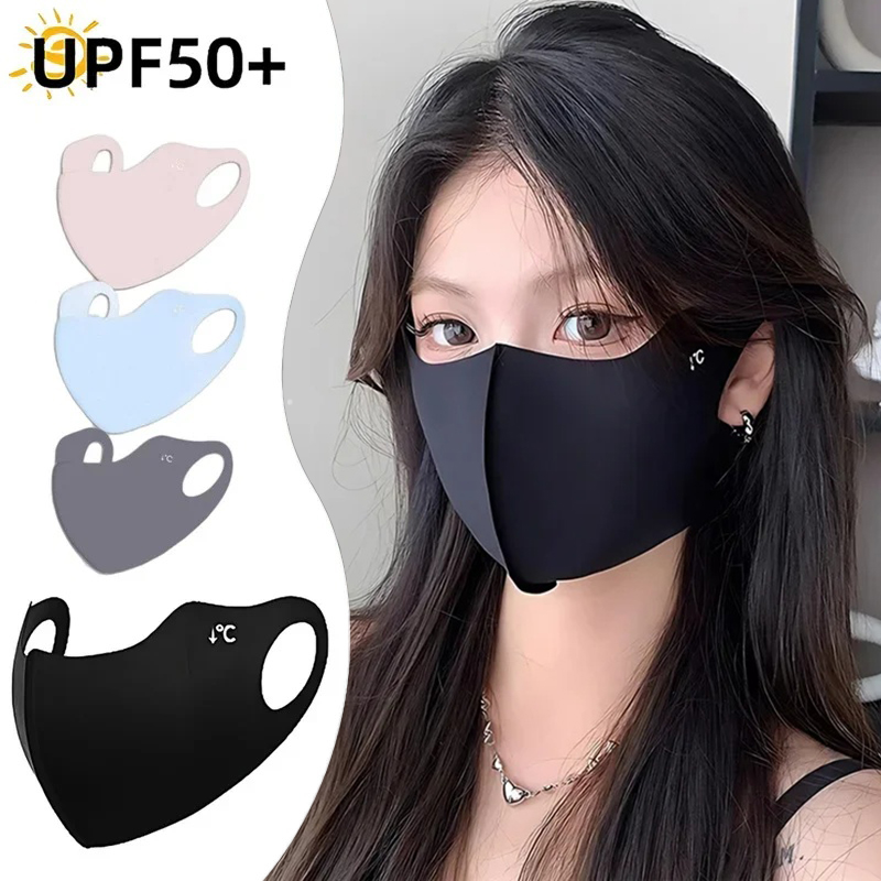 Cloth Face Mask Washable - 1/2/4 pezzi Maschera protettiva UV per