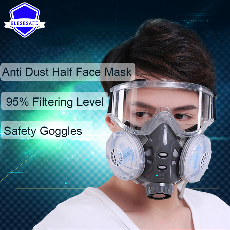 Anti Pollution Mask - Nuova maschera antipolvere Respiratore integrale Doppi