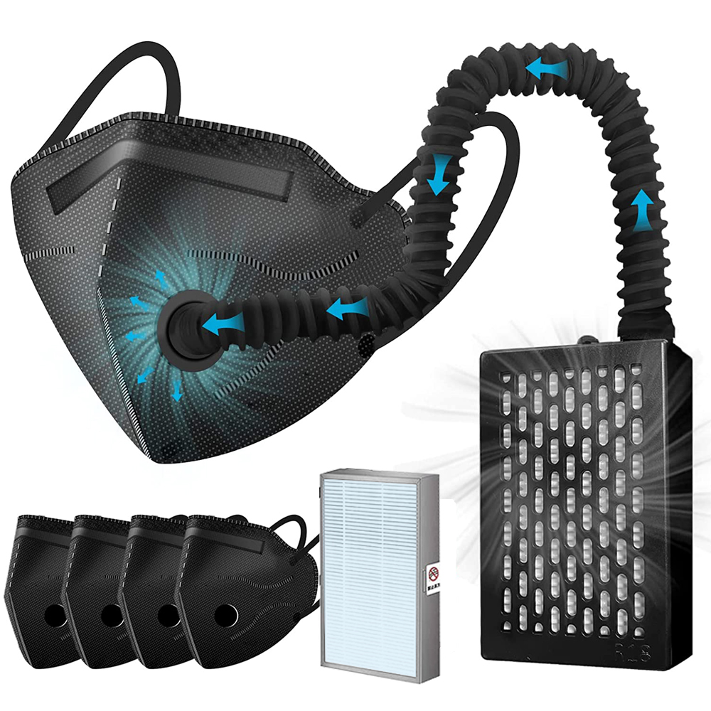 Kn95 Respirator Mask - Maschera elettrica KN95 con ventola -