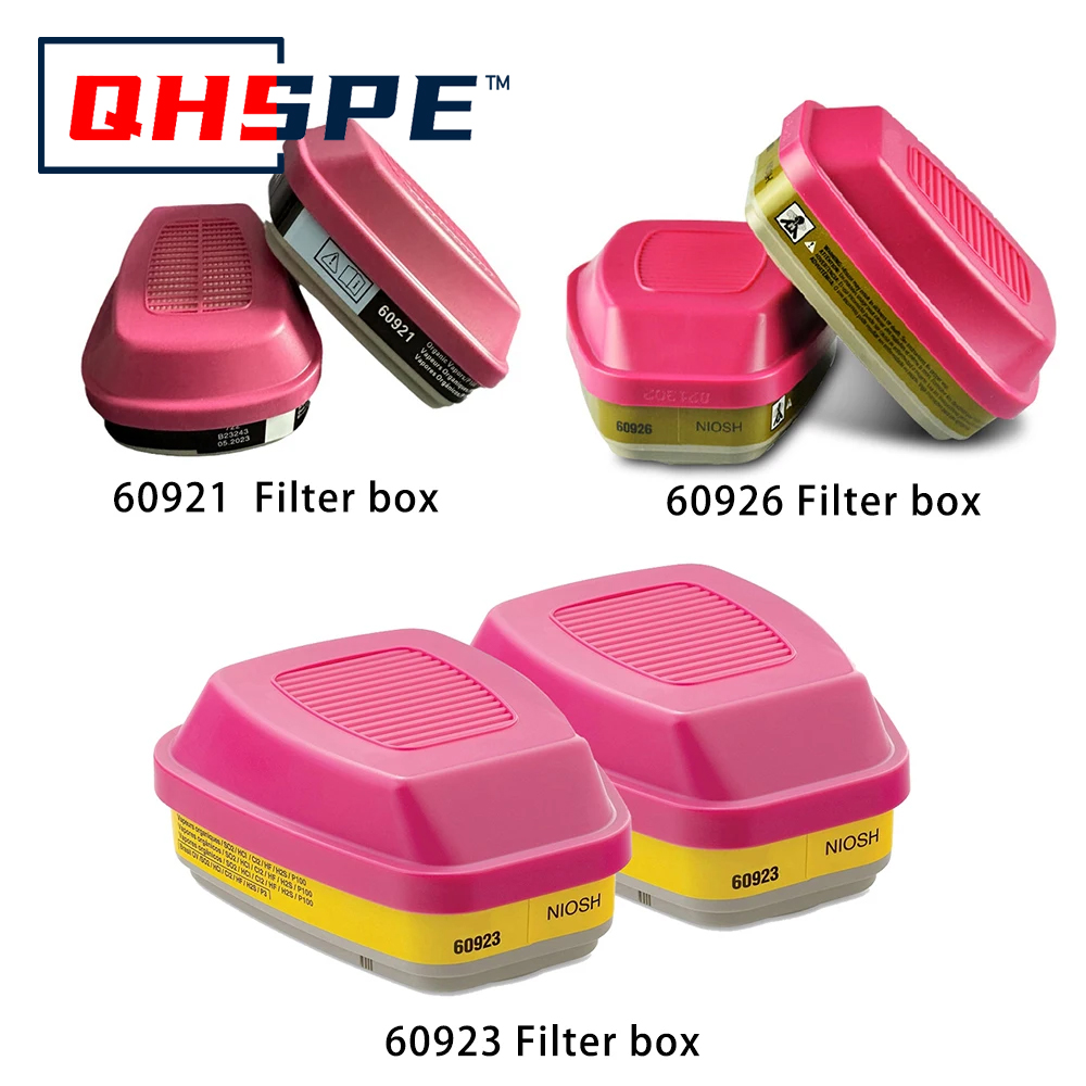 Face Mask Storage Box - Cartuccia multi-gas/vapor protetta P100 per maschera