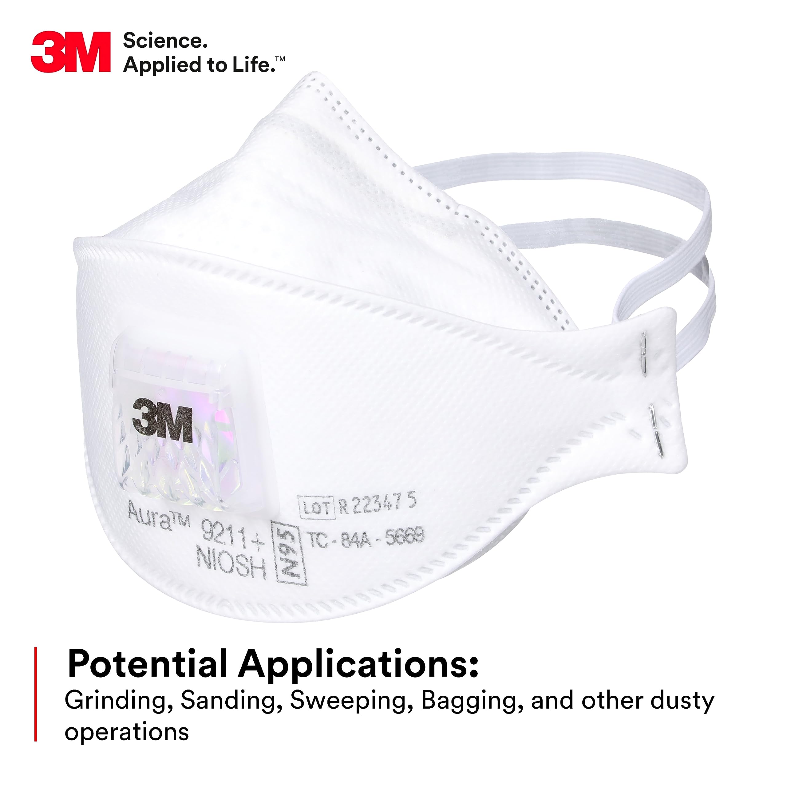 Dust Mask Construction - 3M Aura 9211+ Respiratore per particelle