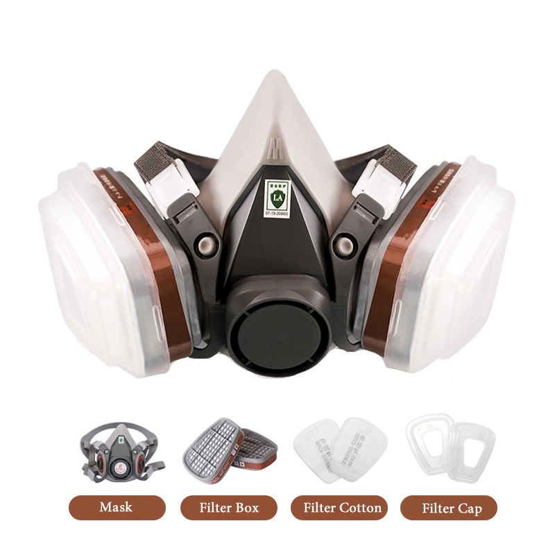 Face Mask Storage Box - Mezza faccia 6200 Maschera antigas antipolvere