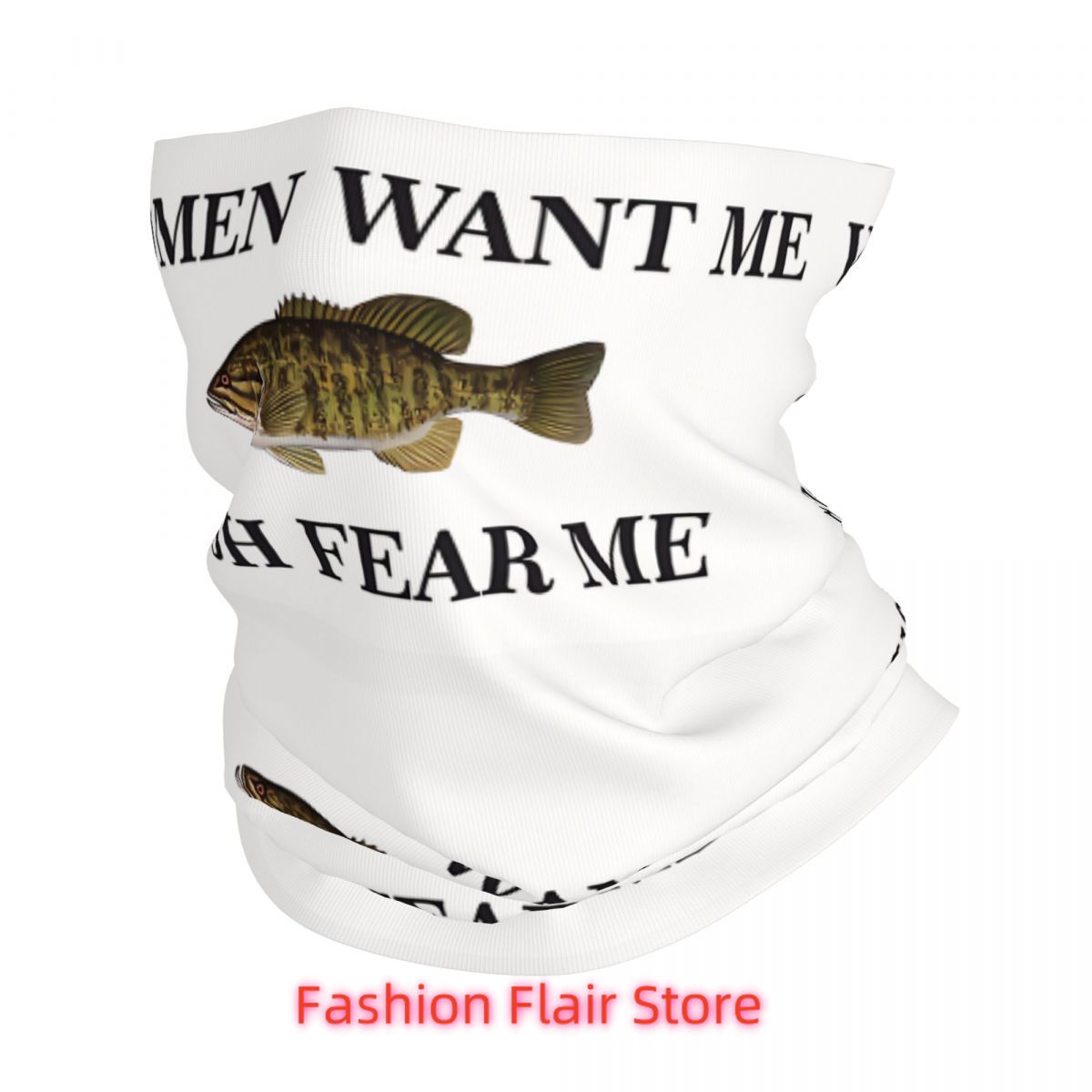 Neck Gaiter Face Cover - Ghetta per il collo di pesce