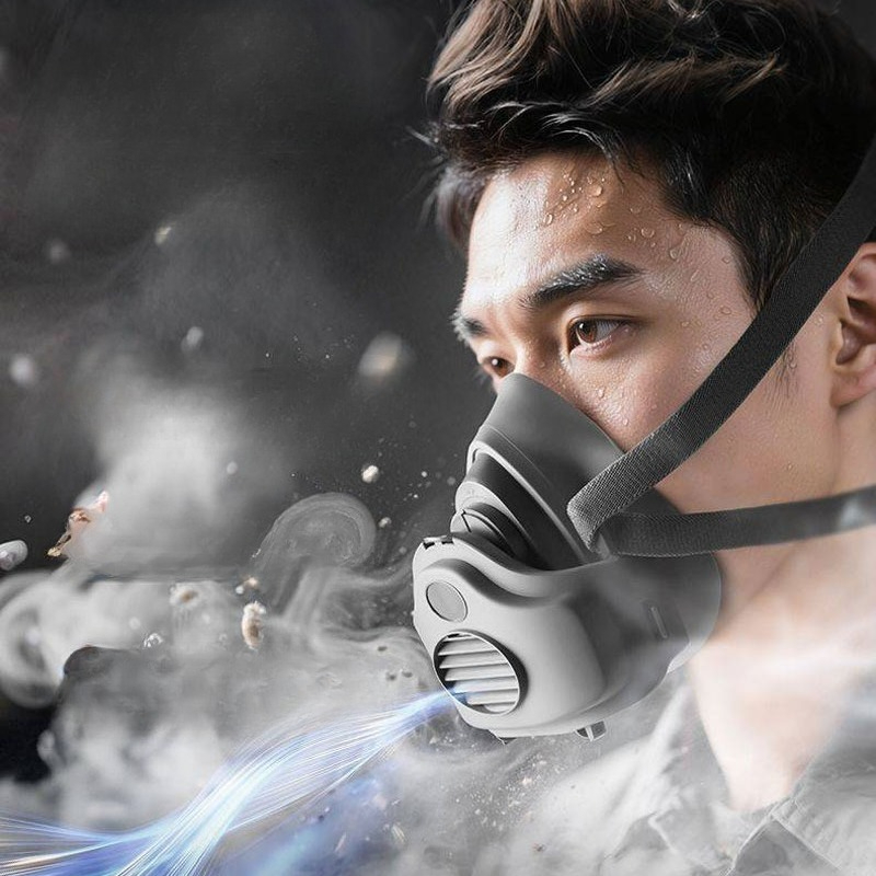Respirator Half Face - Maschera Antipolvere in Gomma con Filtro