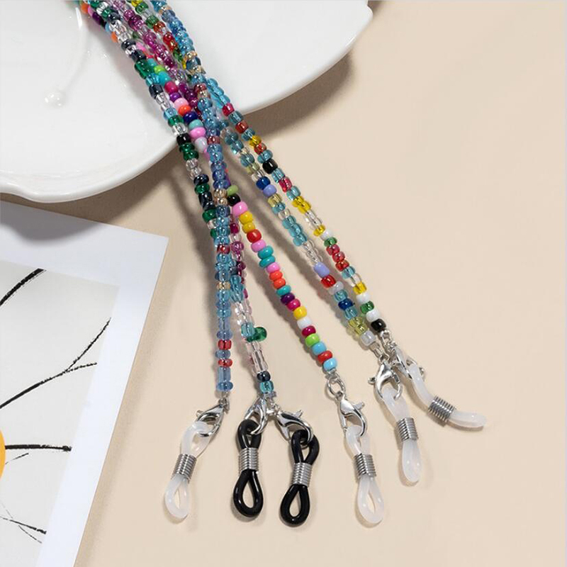 Mask Chain Holder - Catenella per Occhiali con Perline di