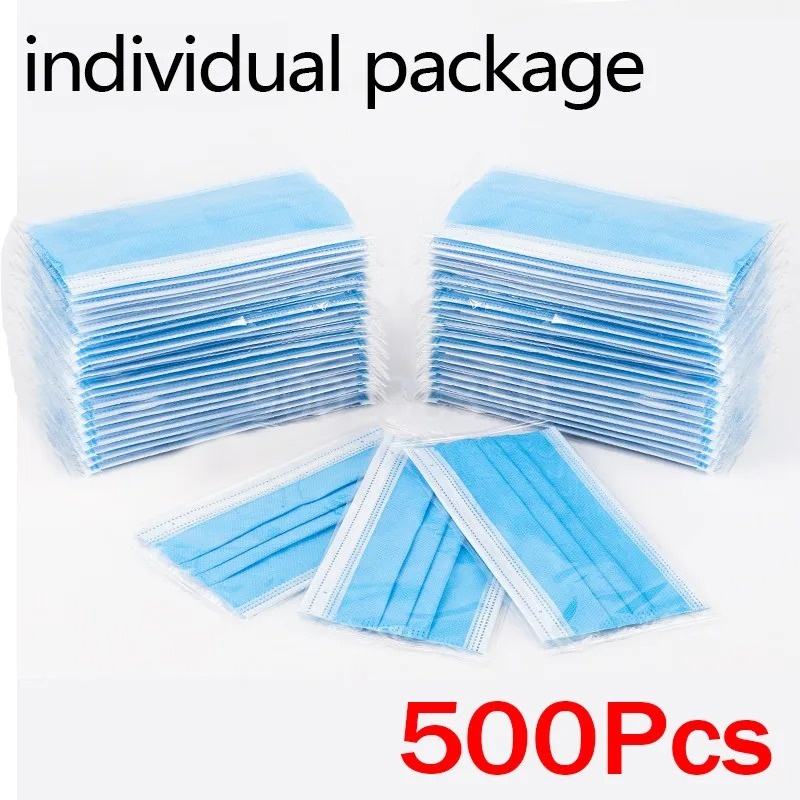 50-500 pezzi Maschere monouso  - Disposable Mask Blue recensione e prezzo