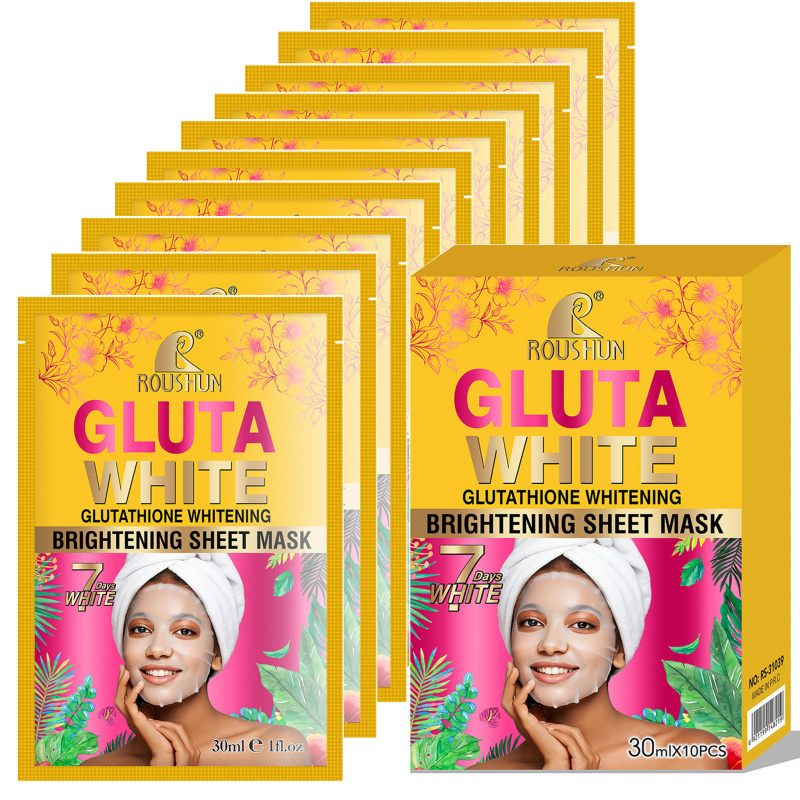 Maschera Viso Gluta White, Cur - Face Mask Storage Box recensione e prezzo