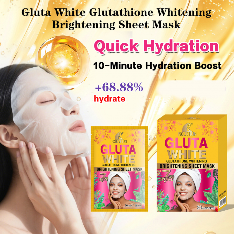 Maschera Viso Gluta White, Cur - Face Mask Storage Box recensione e prezzo