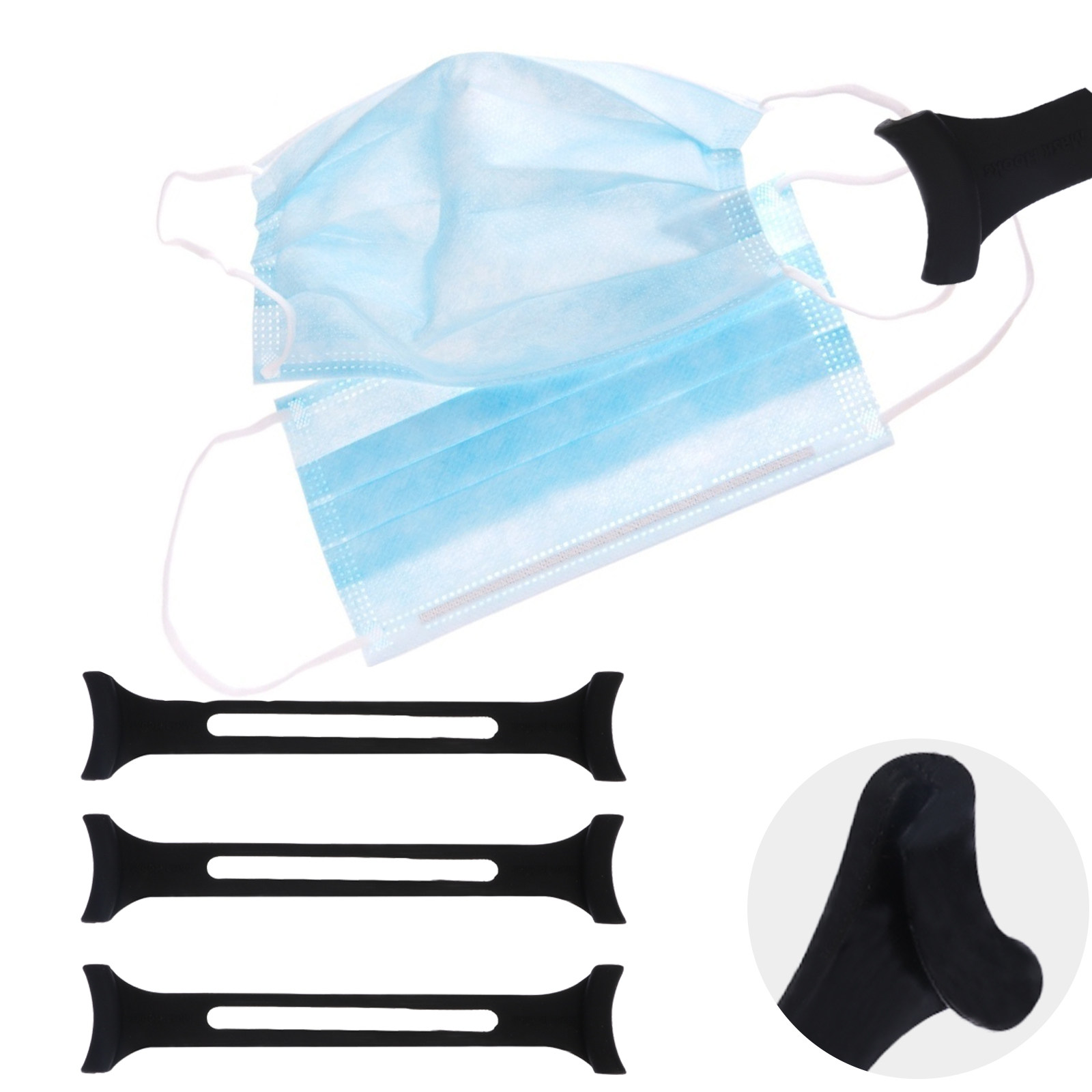 Set di 3 Ganci Professionali i - Mask Ear Saver Strap recensione e prezzo
