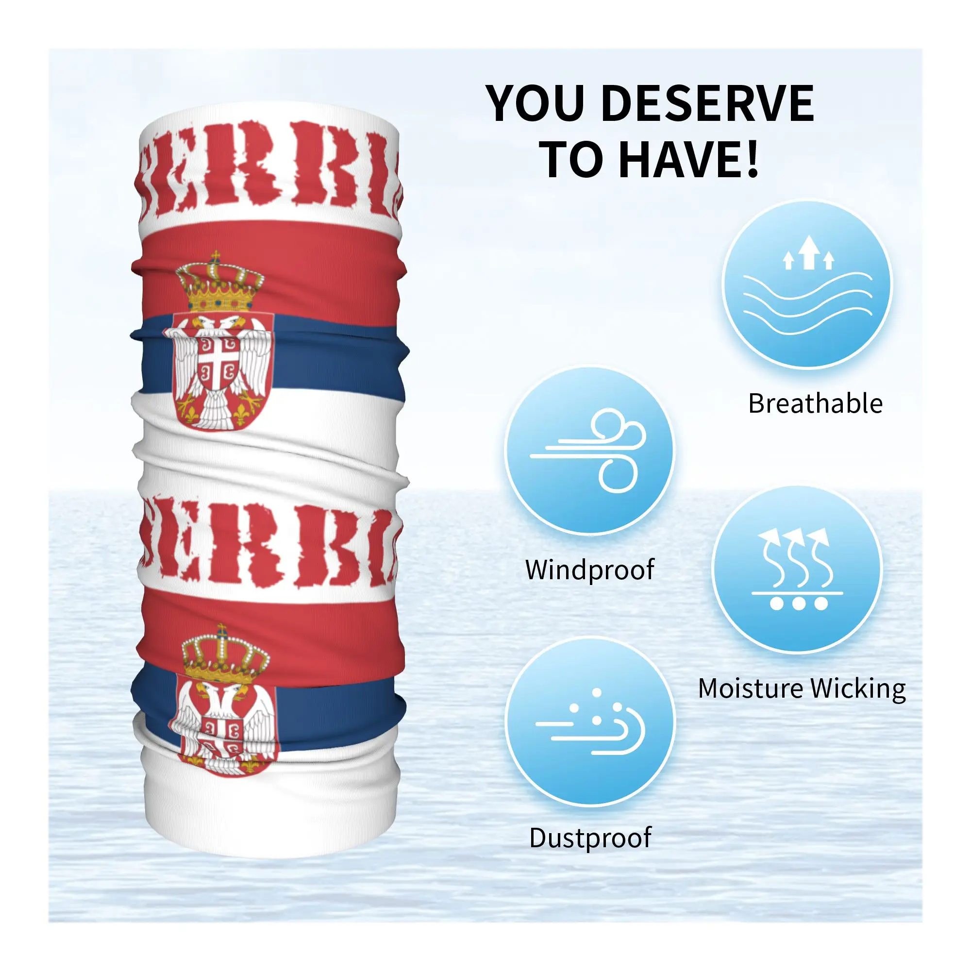 Nuova Bandana con Bandiera del - Neck Gaiter Face Cover recensione e prezzo