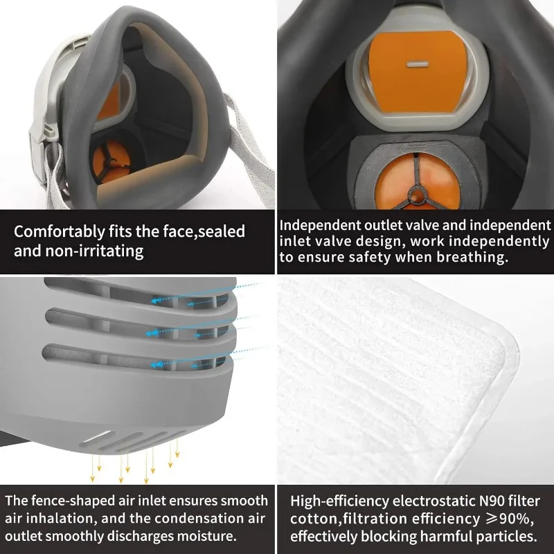 Maschera antipolvere + 20 pezz - Dust Mask Construction recensione e prezzo